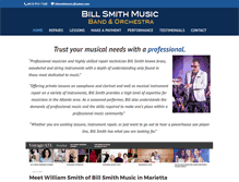 Tablet Screenshot of billsmithmusic.net